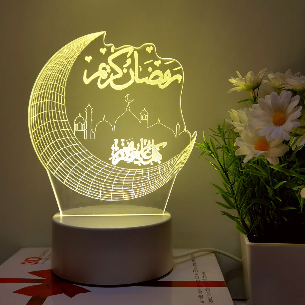 MoonPalace - 3D Color Night Lamp Touch