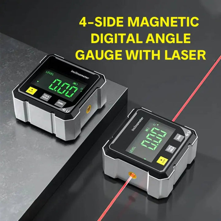 Precision Angle Meter AnglePro – Magnetic Digital Laser Level