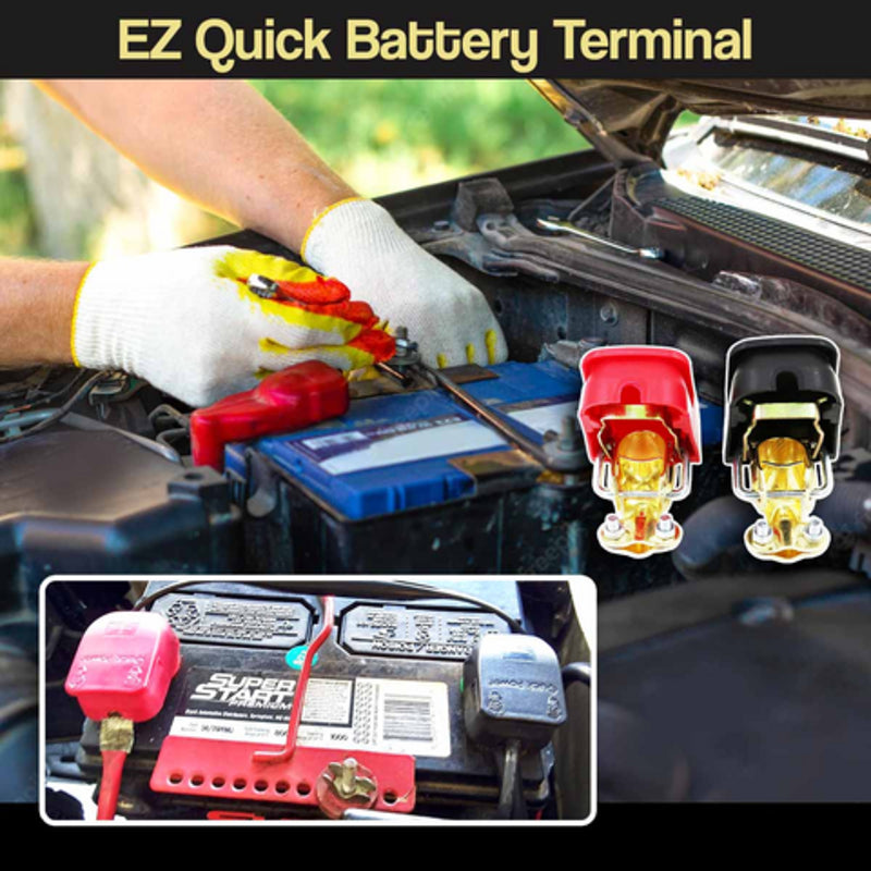 2 quick-release rod clamps for car rods