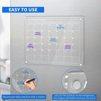 Magnetic Schedule Planner For Fridge[Permanently reusable]
