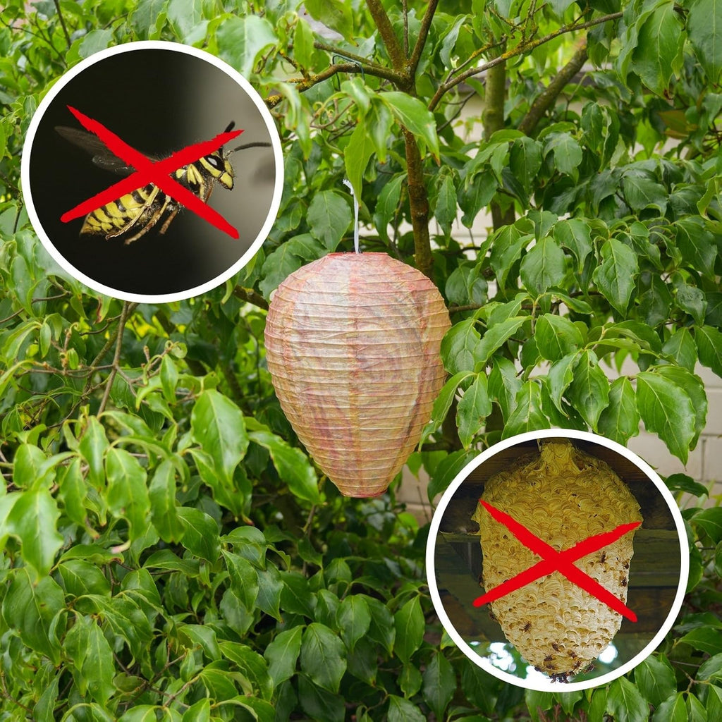 Wasp Nest Defense Lamp – Hanging Protection Net Against Wasps and Insects