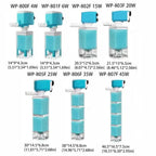 5-in-1 aquarium filter system for crystal clear water