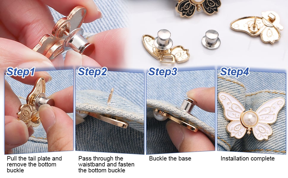 GripFly Clips — Finally perfect fit and stylish support that never lets you down! (4 pieces)