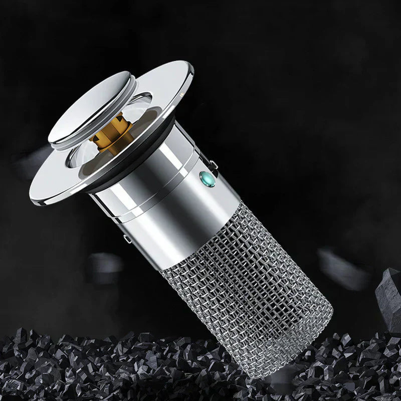 Stainless Steel Drain Filter with Hair Catcher – Rustproof Sieve for Kitchen and Bathroom, Clog-free