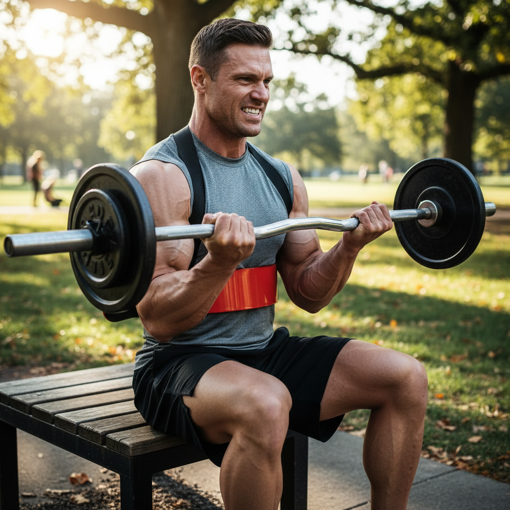 Aluminum Alloy Bicep Training Board for Strength and Muscle Building
