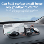 Woyuosn Multifunction Car Mat with Phone Holder Hidden Number Plate
