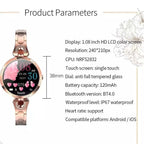 AquaFit Smartwatch for Women – Waterproof, Activity Tracker & Notifications
