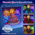 Blow-Out LED Musical 3D Birthday Card