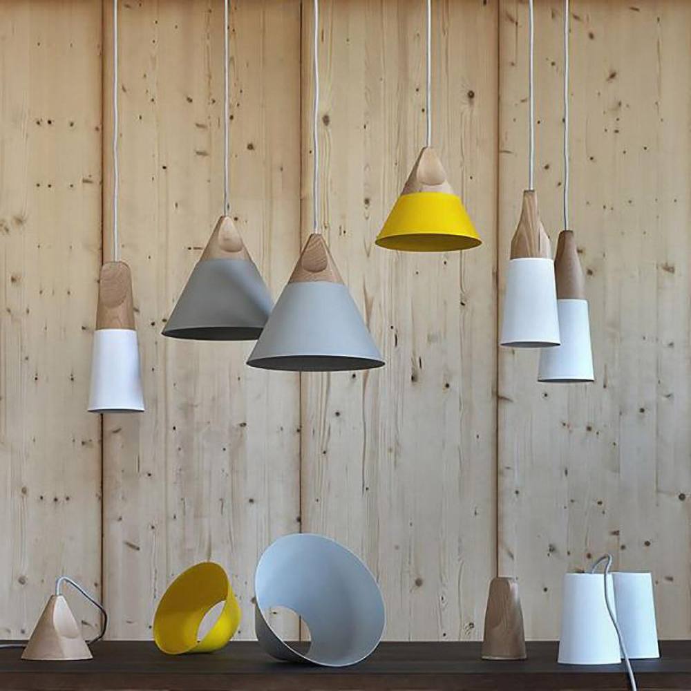 Minimalistic Wooden Pendant Light | NordicLight