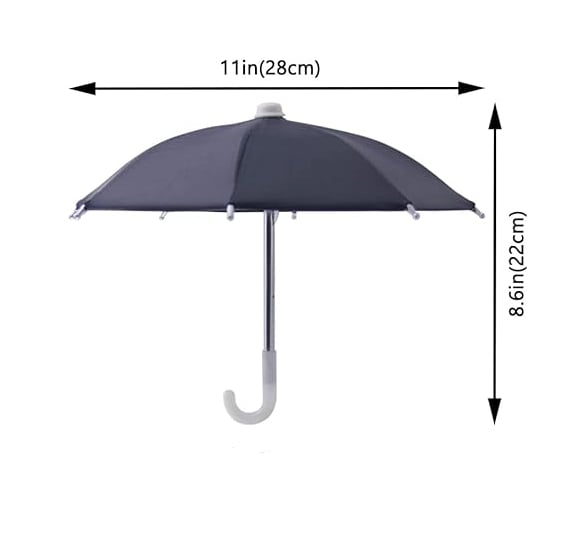 Phone umbrella suction cup stand for sun