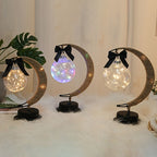 MoonGlow Lamp - Stylish Wrought Iron LED Table Lamp