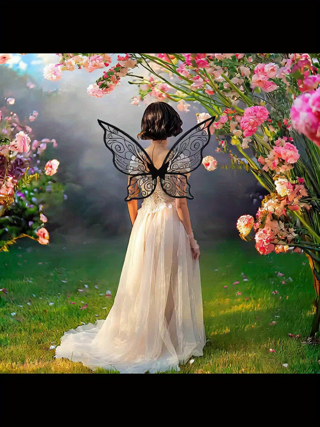 Girls Magical Halloween Fairy Costume Set | Wings Wand Ears