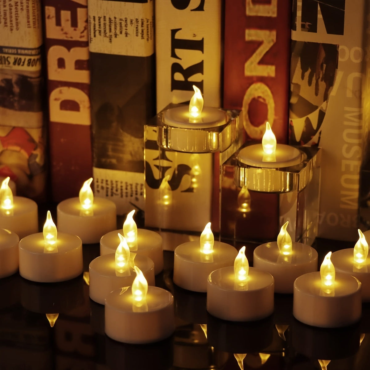 FlameFree LED Tea Lights – Atmospheric Lighting for Every Moment