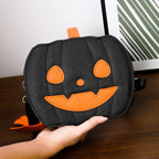 Halloween Messenger Bag – Minimalistic Shoulder Bag in Solid Colors