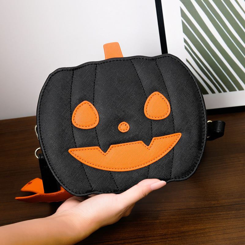 Halloween Messenger Bag – Minimalistic Shoulder Bag in Solid Colors