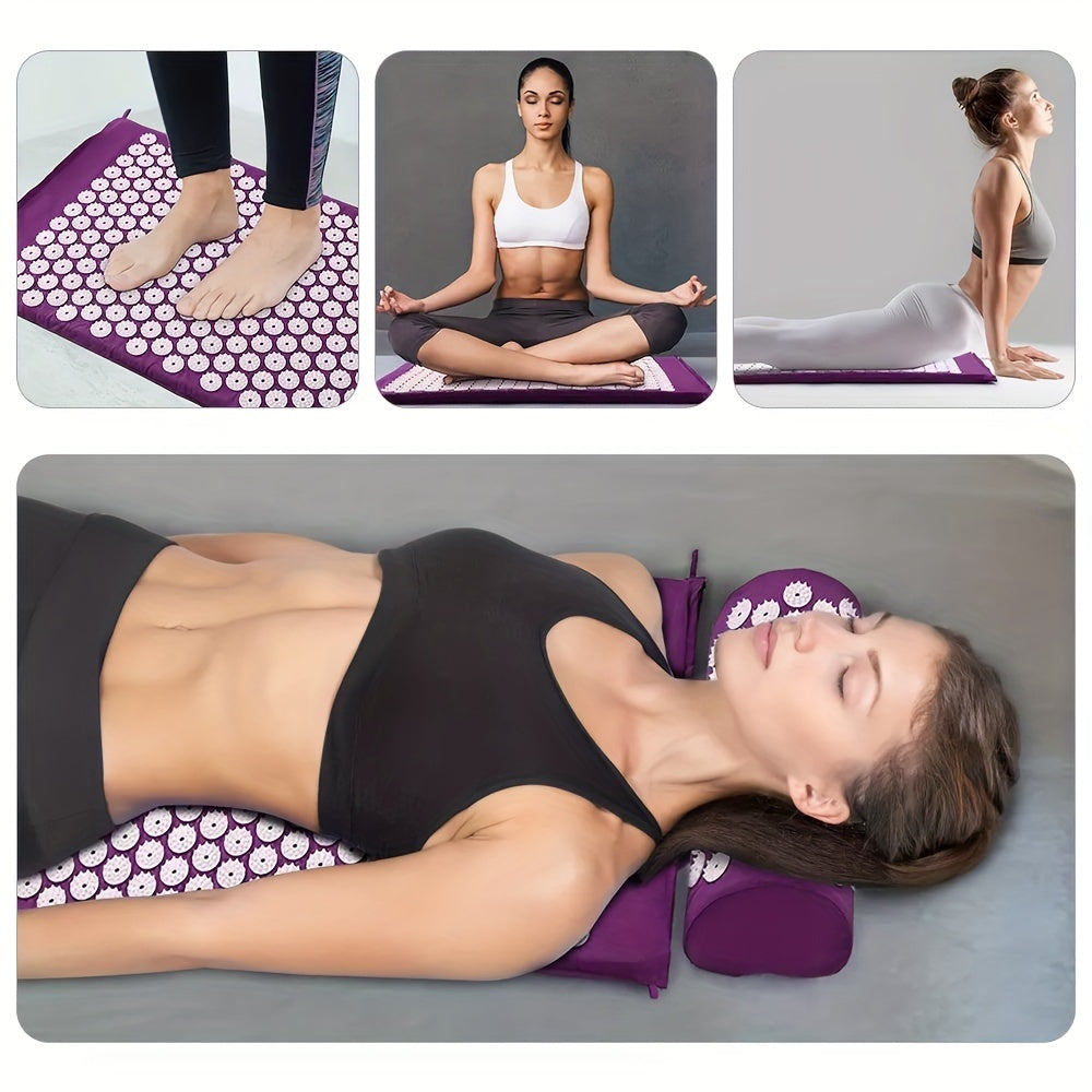 Ultimate acupuncture massage mats and pillow set