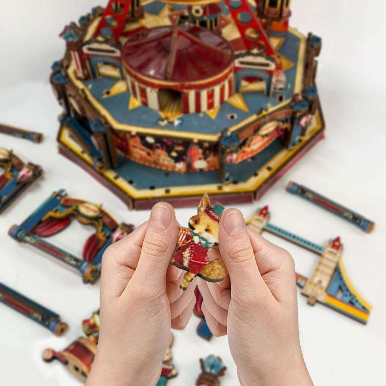 Century Ferris Wheel 3D Wooden Mechanical Puzzles