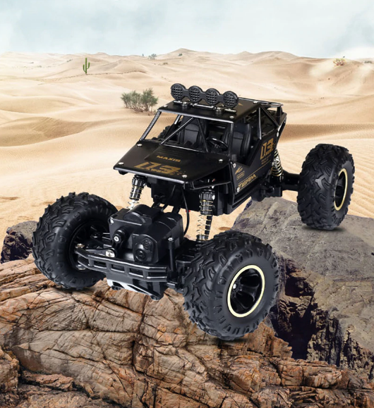 Durable remote-controlled monster truck for off-road adventures