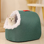 CozyNest Animal Den Bed | Warm and comfortable hiding place for your furry friend