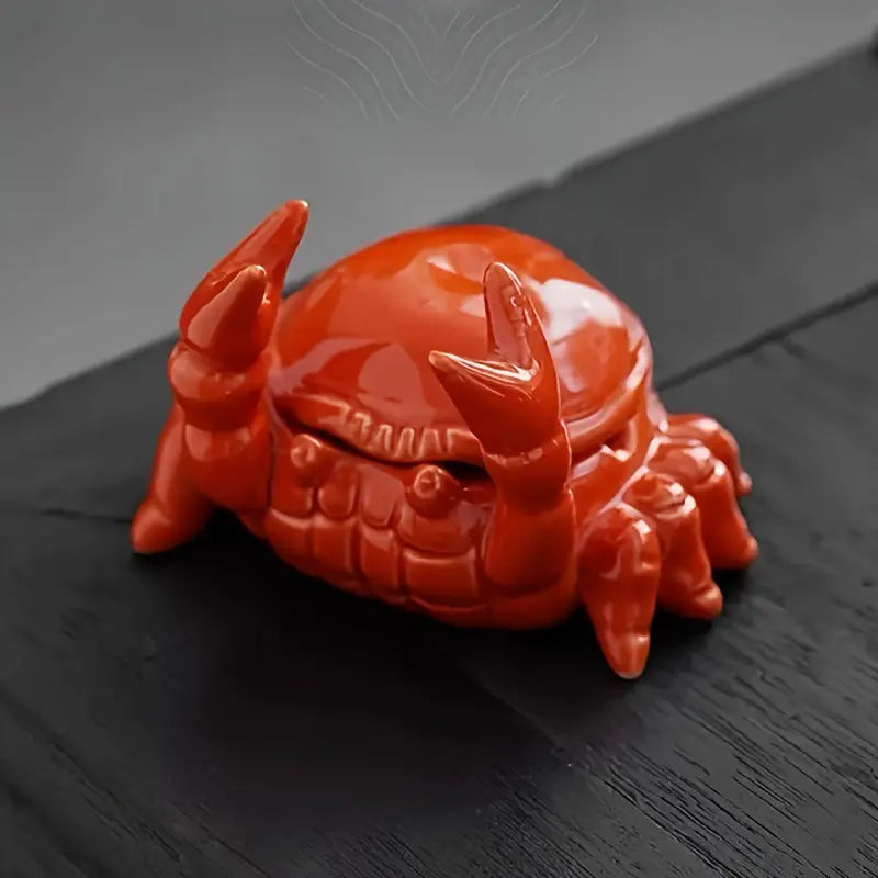 CrabbySmoke – Unique crab-shaped ashtray with lid