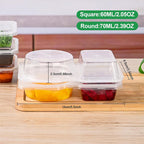 Snack container with double compartment – Leak-proof freshness container