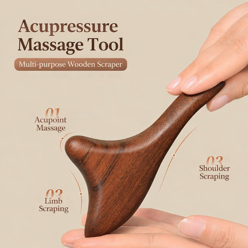 Natural Wood Foot Massager