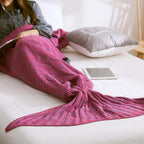 Warm and soft mermaid fabric