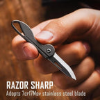 Folding Pocket Knife with 7Cr17MoV Steel Blade, 6 g