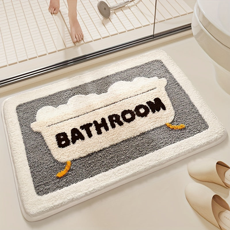 Soft and Non-Slip Bath Mat with High Absorbency