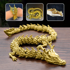 Golden Dragon with movable joints