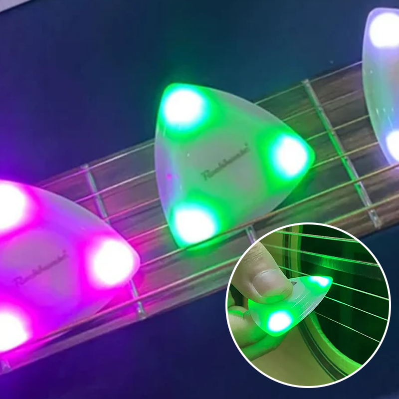 Light Up Guitar Plectrum
