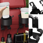 Multifunctional hook for the car seat backrest