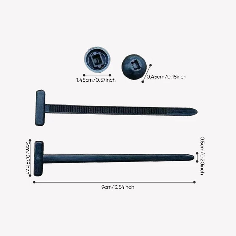 Practical Nylon Universal Cable Tie Buckle