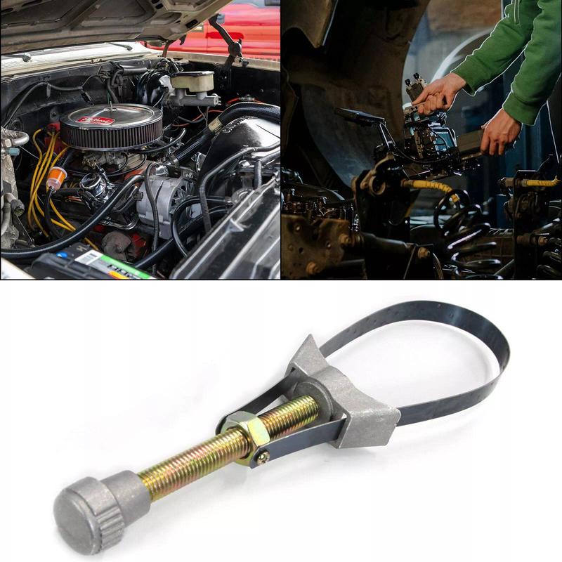 Adjustable Oil Filter Wrench — Robust Tool for 60-120 mm Filters