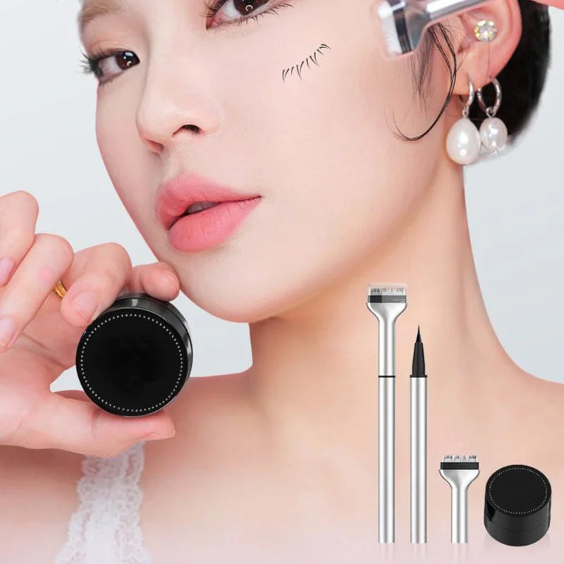 2-in-1 Eyeliner & Lower Lash Stamp Set