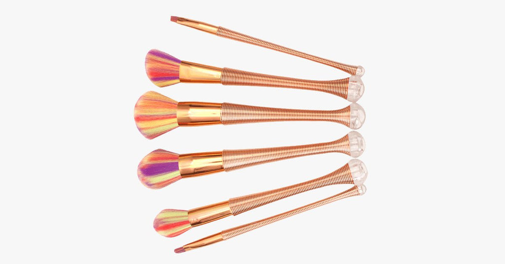 Rose Gold Bead Brush Set