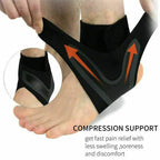 Plantar Ankle X Wrap Support Compression Sock