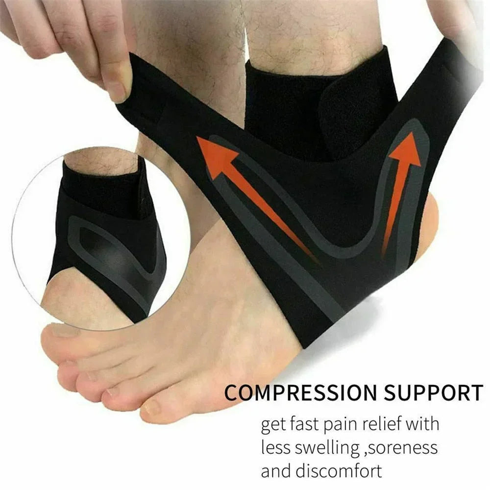 Plantar Ankle X Wrap Support Compression Sock