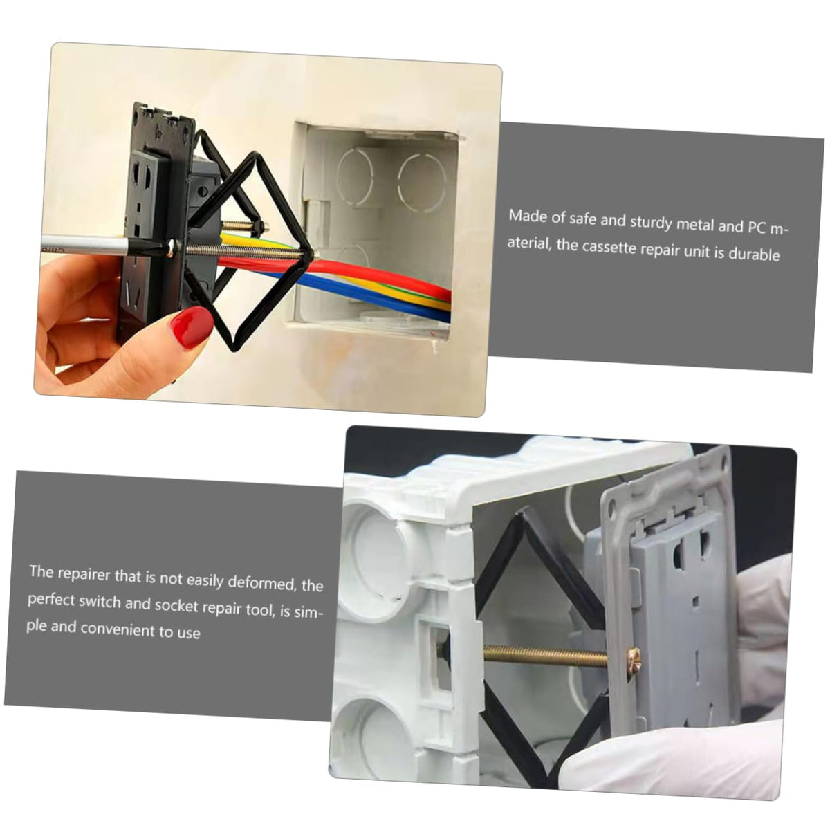 NEW UPGRADE- 10Pcs 86mm Switch Box Repair Tool