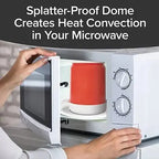Microwave Bacon Cooker | Grease-Draining Rack & Splatter Dome | BPA-Free Dishwasher Safe