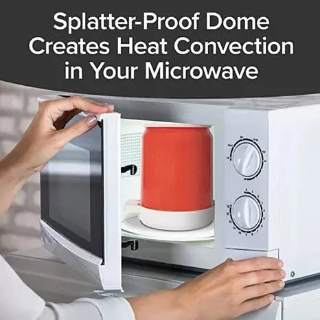 Microwave Bacon Cooker | Grease-Draining Rack & Splatter Dome | BPA-Free Dishwasher Safe
