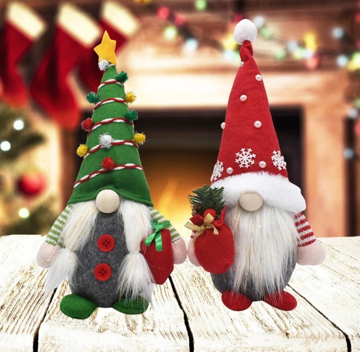 Mr & Mrs Christmas Gonk