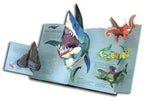 DinoWorld 3D Pop-Up Book | Prehistoric Dinosaurs & Sea Monsters | Hardcover