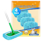 Premium Microfiber Mop Pads — Reusable, Compatible with all Flat Mops