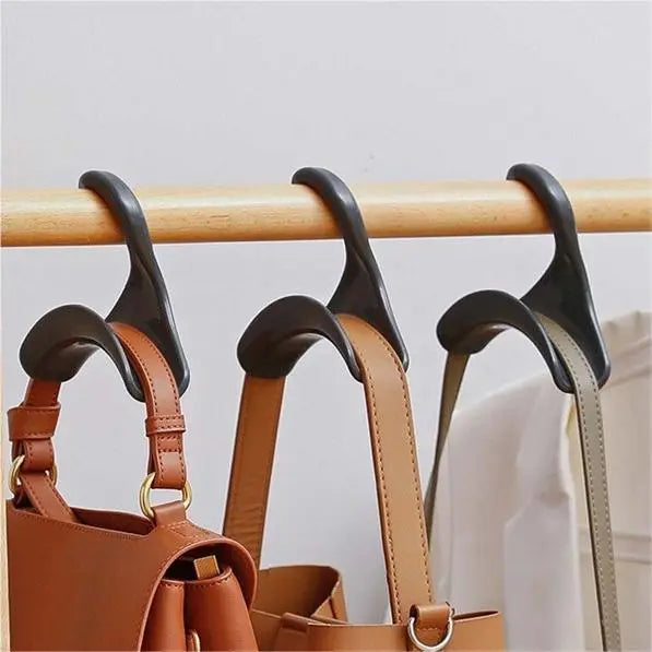 5 Piece Curved Bag Holder for Handbag and Backpack Storage