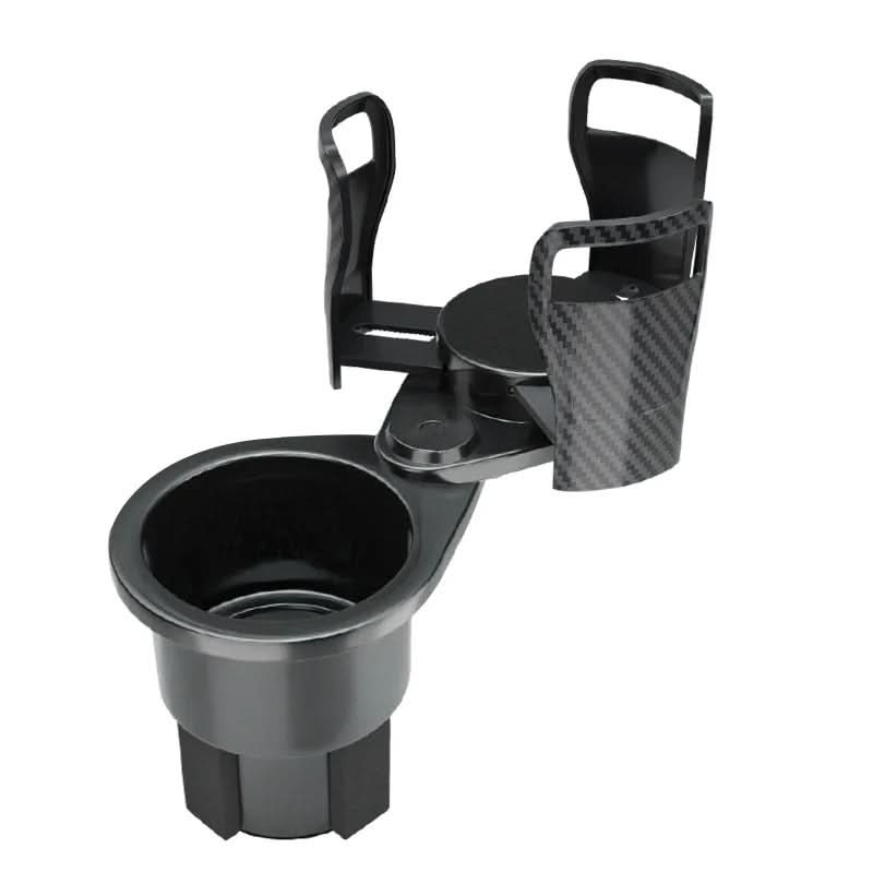 360° swivelling car cup holder for double drinks