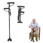 Non-slip Folding Walking Stick With LED Light
