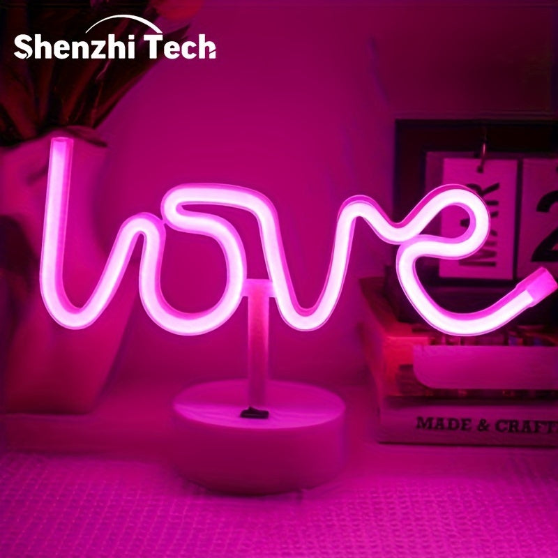 NeonLove Lamp – Illuminated Neon Table Lamp for Parties