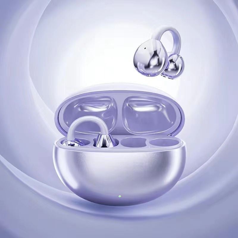 AI Translation Open Ear Clip Bluetooth Headphones