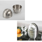 LuxBin Mini Trash Can made of Stainless Steel